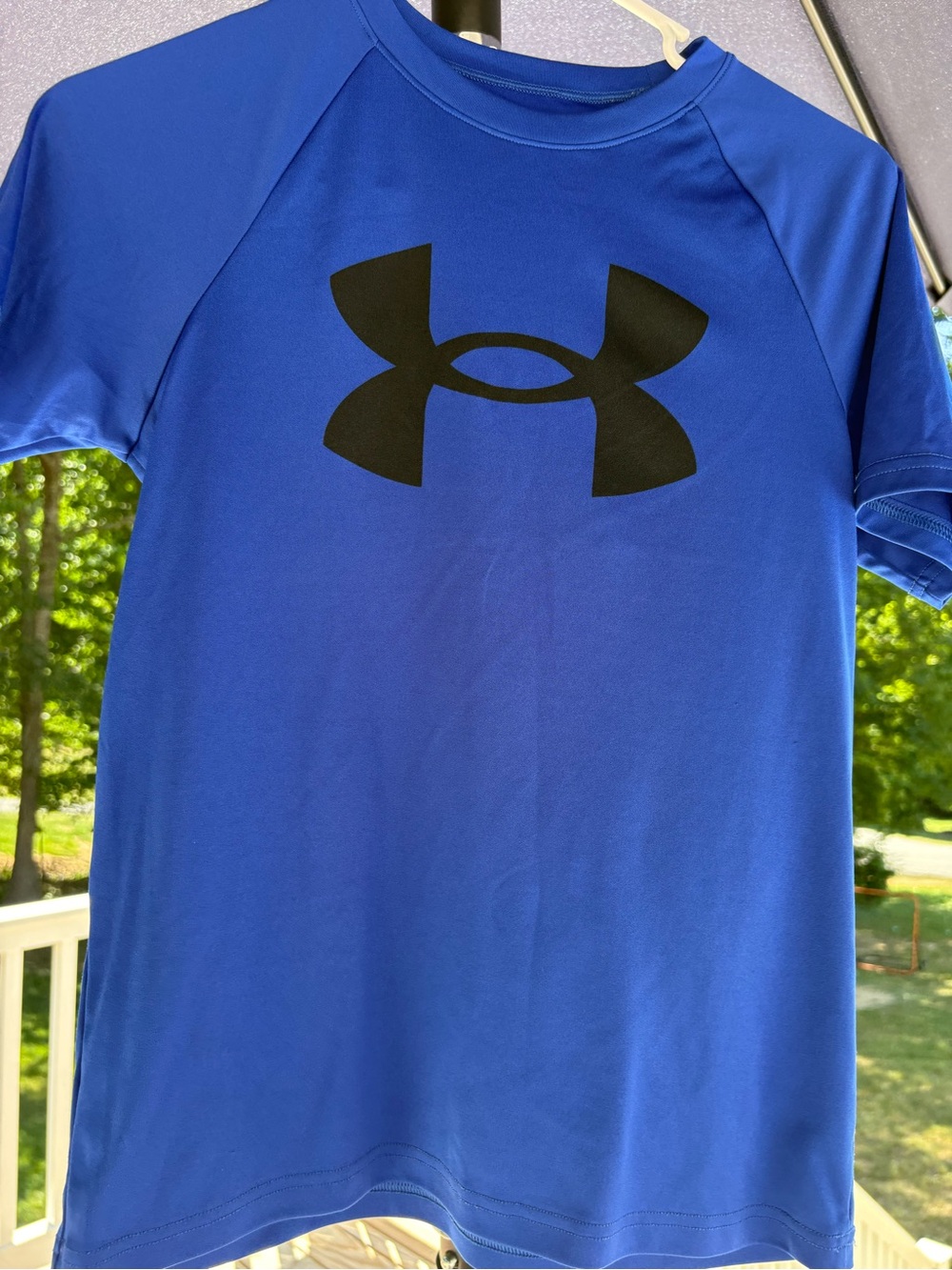 Under Armour youth Royal Blue Short-Sleeve Logo Tee